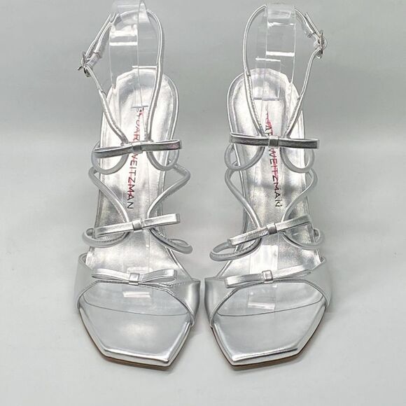 Stuart Weitzman Bow Strappy Sandals size 8.5 - Picture 3 of 11